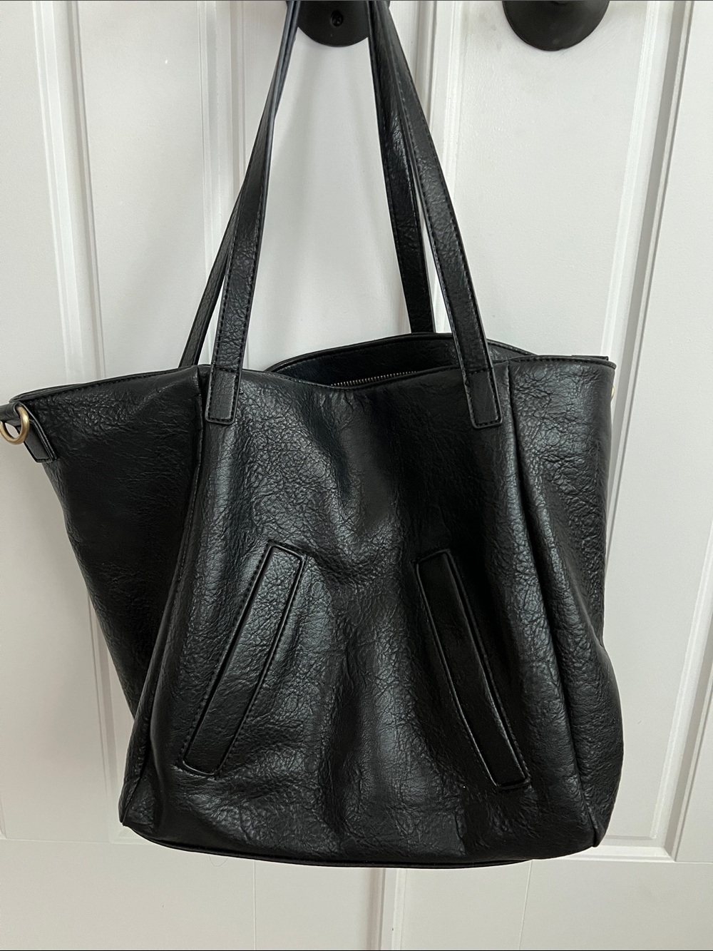 Antik Kraft Black Leather Toye Bag
